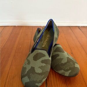 Rothy's Olive Camouflage Flats